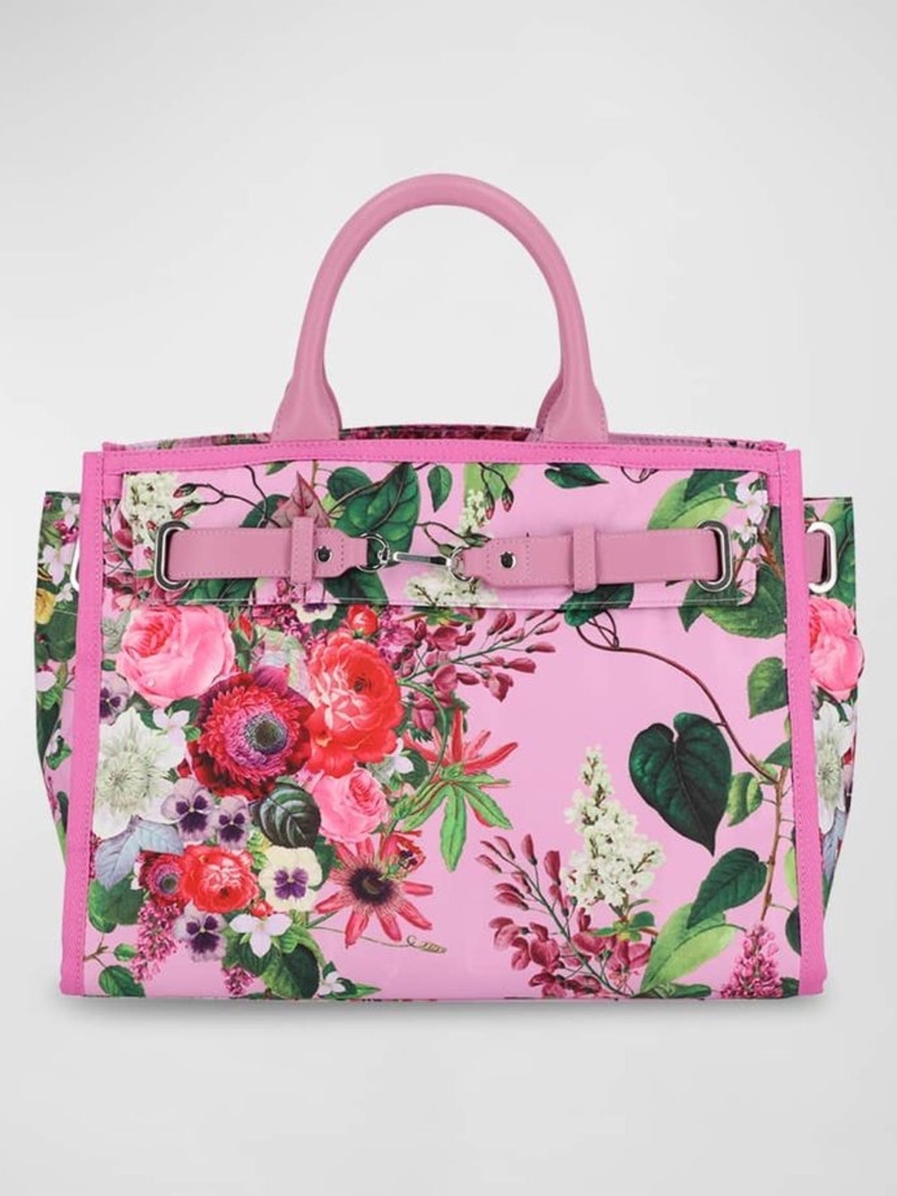 Libertine x LeSportsac Sold Out Floral Print Tote Bag with Polka Dot Strap - New